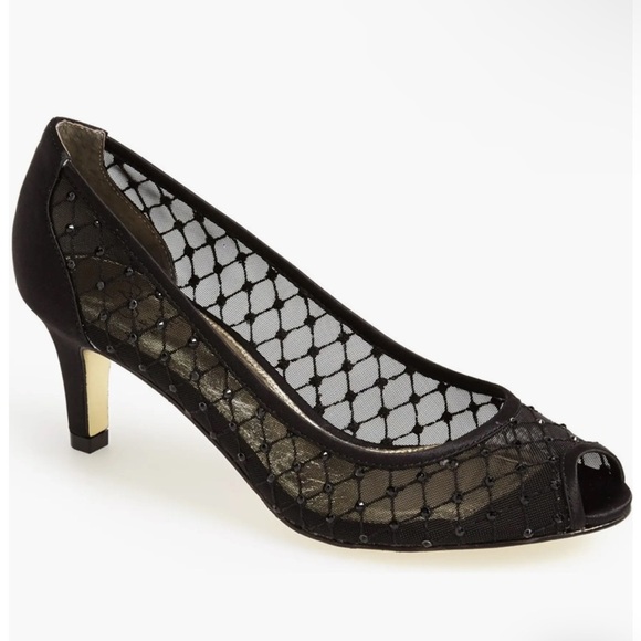 Adrianna Papell Women's Jamie Dress Pump | Black Saba Mesh | Sz 7.5 | NEW!!🖤👠 - Picture 2 of 9